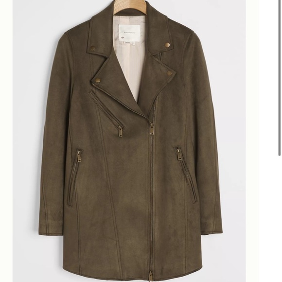 SOLD💥Anthropologie Ripley Sueded Moto Jacket⭐️NWT - Picture 8 of 13